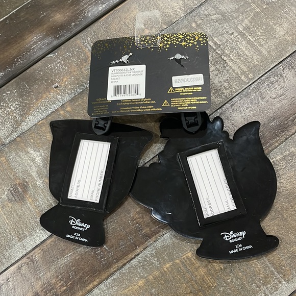 Disney Princess Beauty & the Beast Mrs. Potts & Chip Luggage Tags - Picture 2 of 10